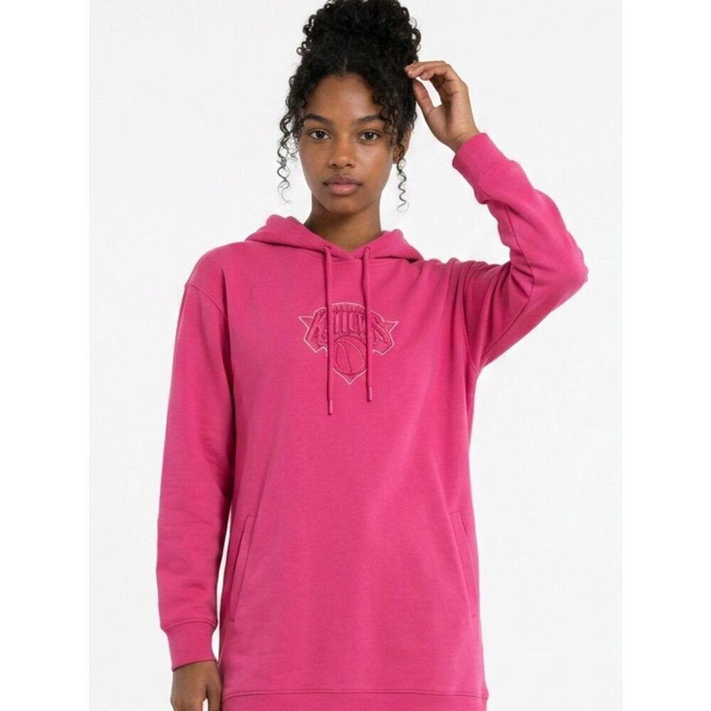 PRO STANDARD X NBA | NEW New York Knicks Pink Hoodie Dress Women’s Size Medium